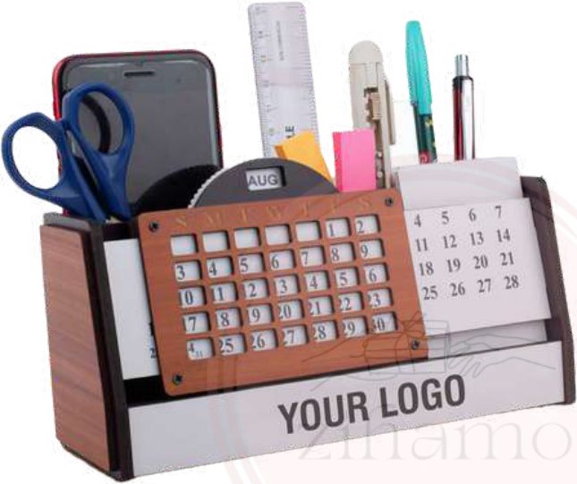 Pen Holder with Calendar
